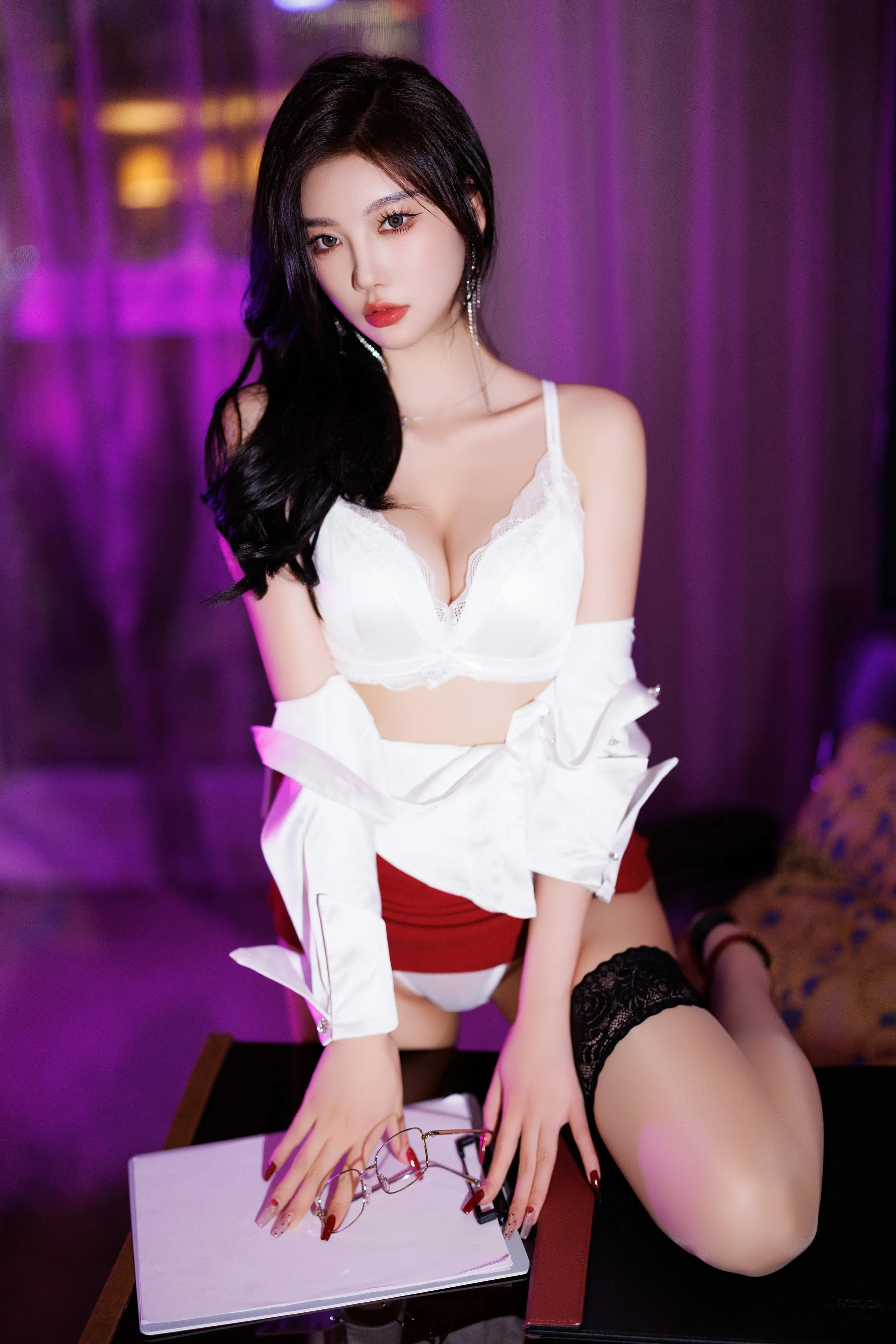 杨晨晨_NO.034_内购无水印_9565_红色短裙_ - M940.COM -第39张